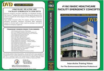 American Training Videos Hospital Series 1063 Basic Healthcare Facility Emergency Concepts